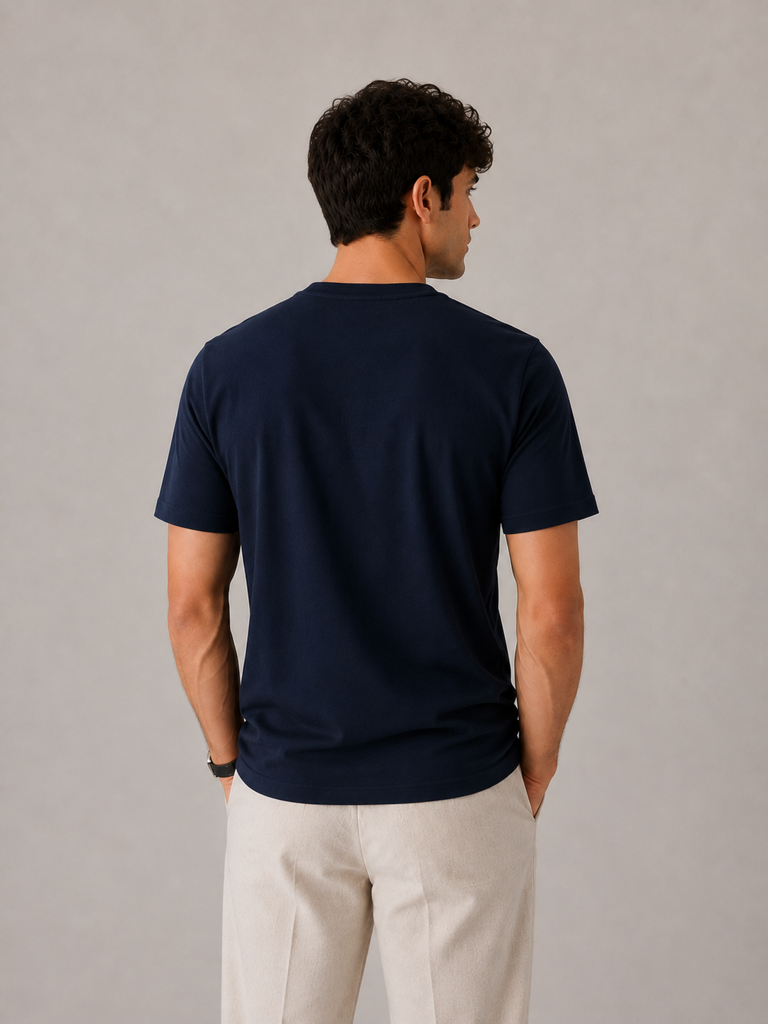 The Essential T Navy Blue
