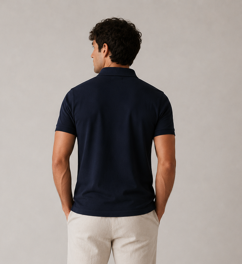 The Riviera Polo Navy Blue