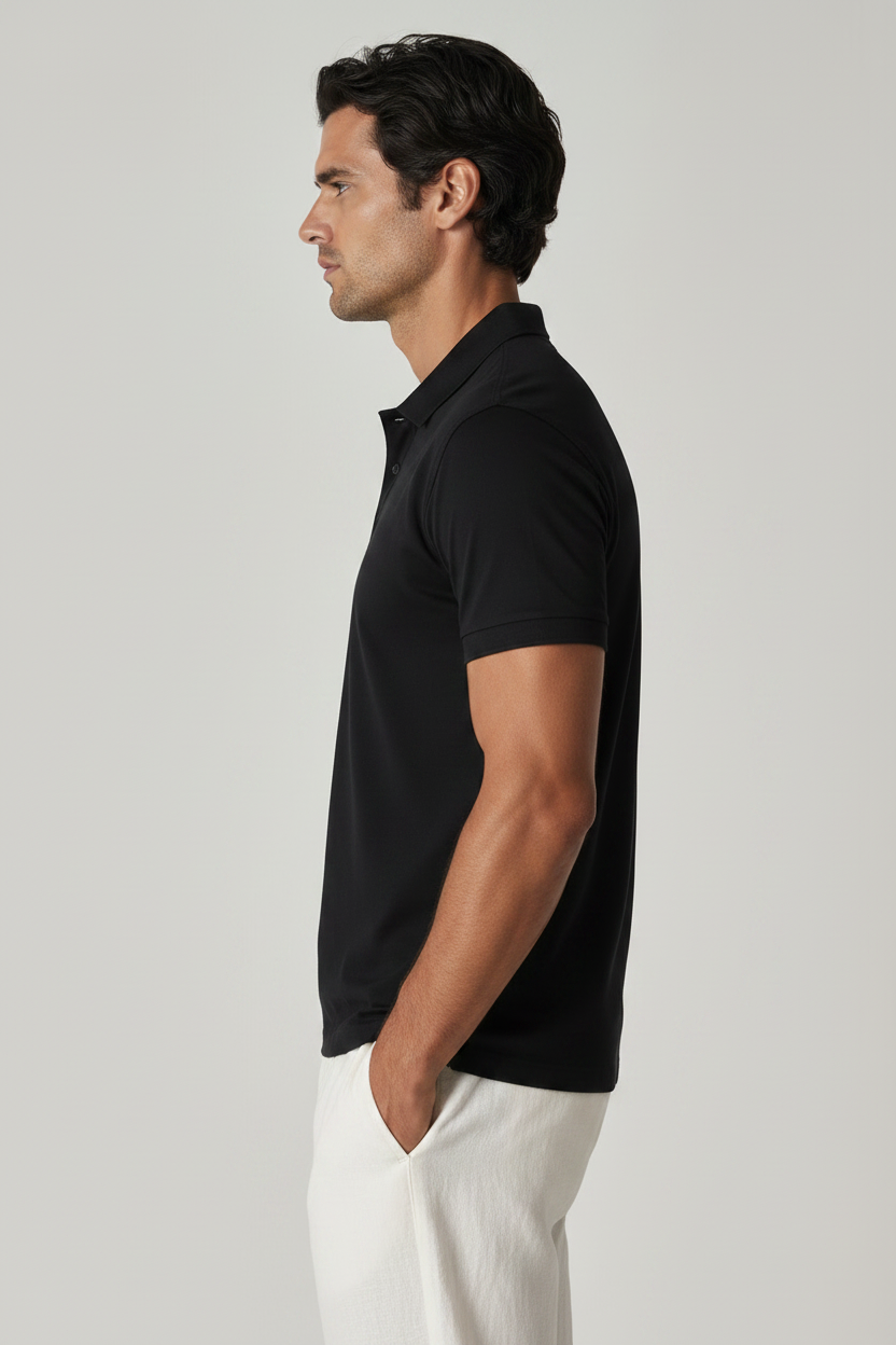 The Riviera Polo Black